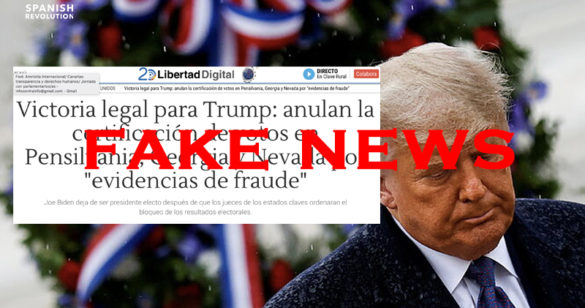 Libertad Digital miente al señalar que se habían encontrado evidencias de fraude en EEUU