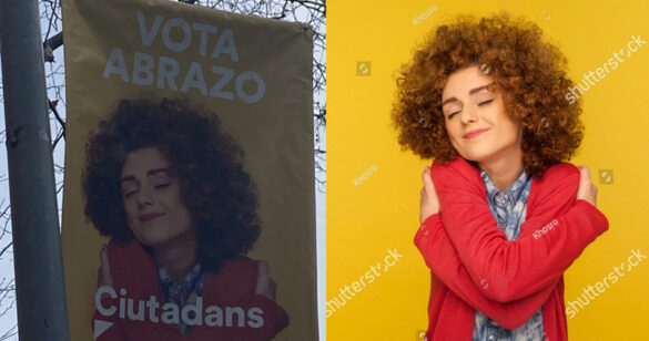 Ciudadanos tiene que retirar su cartelería electoral porque las imágenes no están autorizadas para uso político