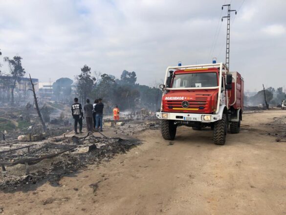Incendio Palos de la Frontera