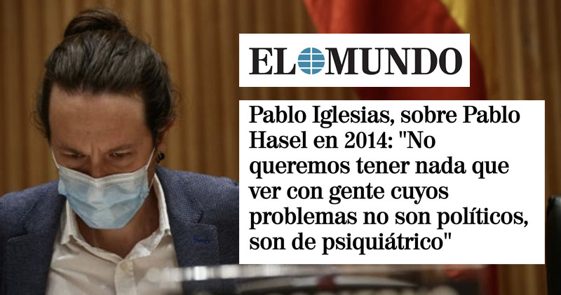 Pablo Iglesias Hasél El Mundo