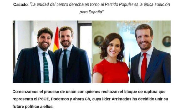 PP, López Miras, Ayuso, Casado