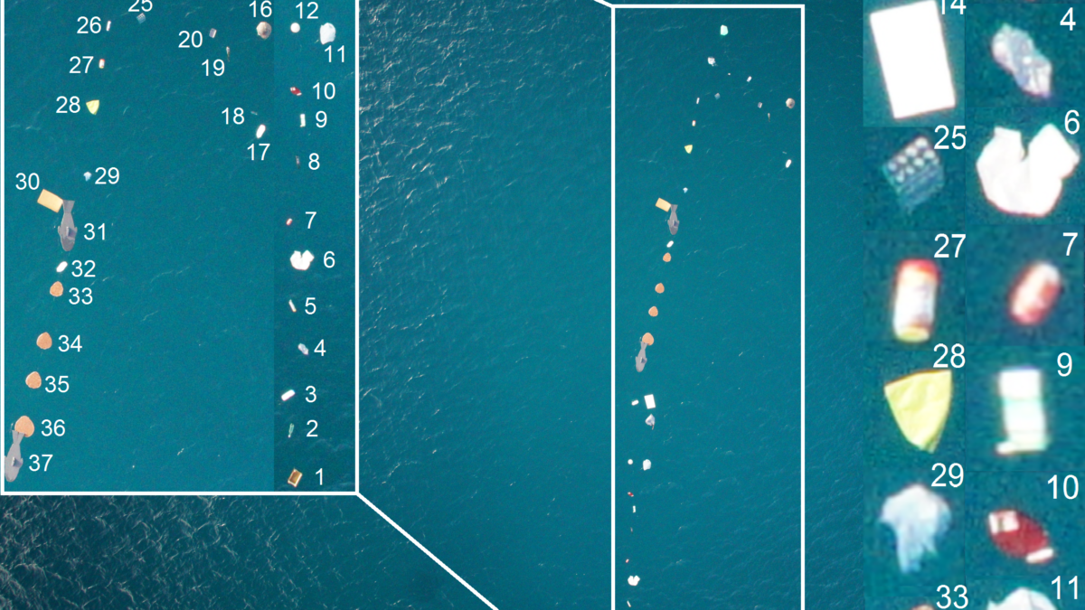Así detectamos y contamos la basura que flota en el mar