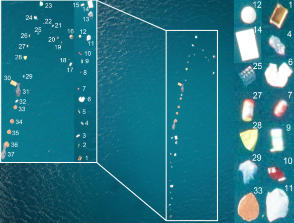 asi detectamos y contamos la basura que flota en el mar