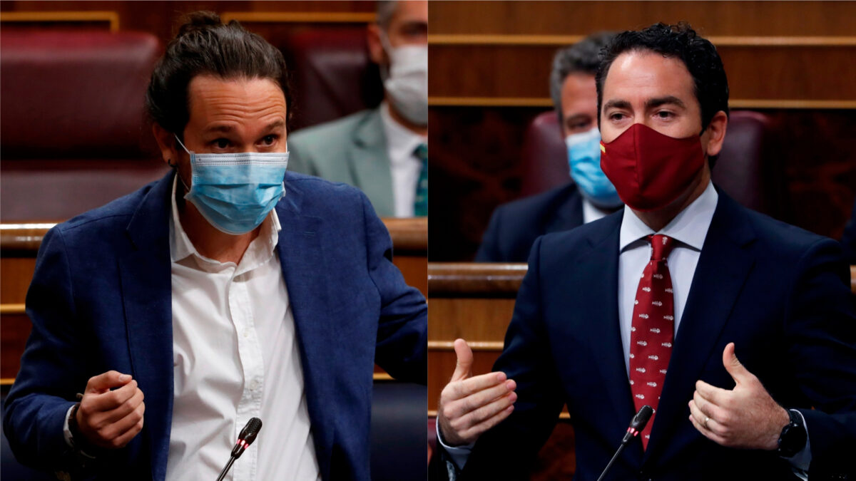 Iglesias anuncia una denuncia contra García Egea por compra de votos