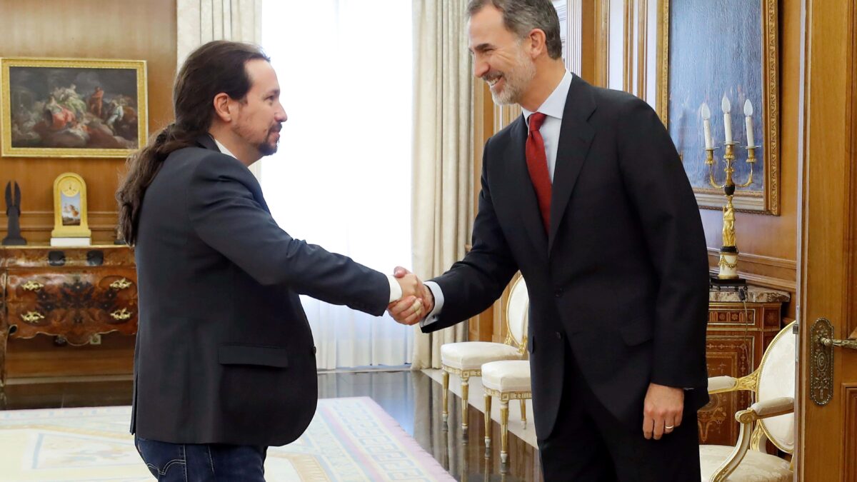 Así vaticinaba Pablo Iglesias lo que le iba a pasar al rey «Felpudo VI»