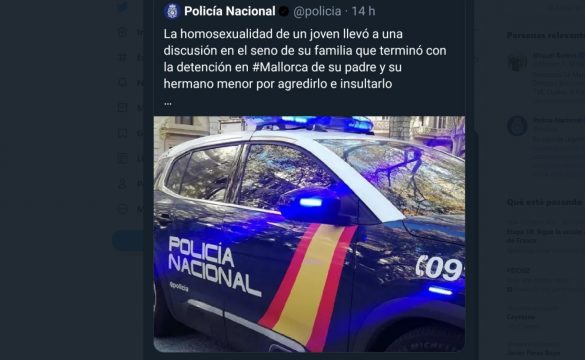 víctima policia