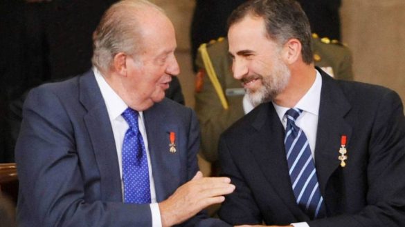Juan Carlos I y Felipe VI