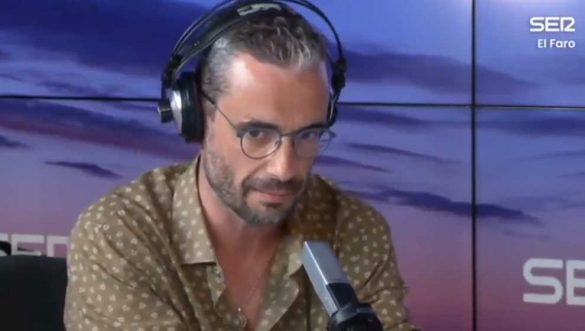 Captura de Javier Gómez Santander durante su entrevista en el programa El Faro de la Cadena SER