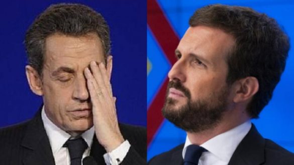 Casado y Sarkozy