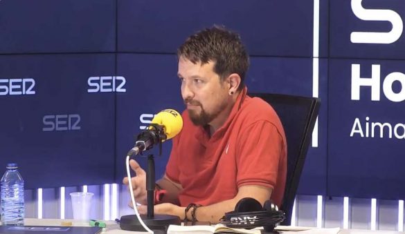 Pablo Iglesias durante el ágora de Hora 25. Créditos: Cadena SER