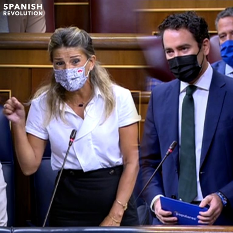 Lección de Yolanda Díaz a Egea sobre la electricidad