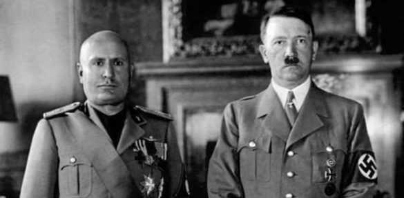Mussolinni Hitler