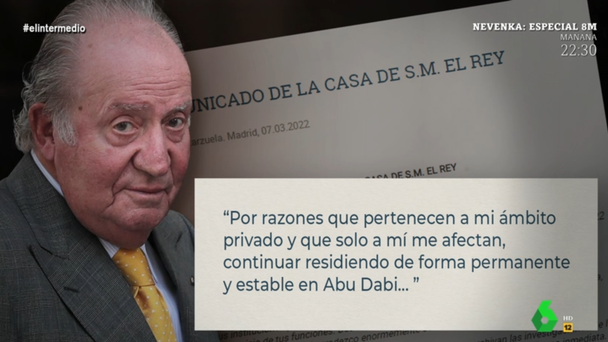 Vídeo | Wyoming responde a la carta del rey emérito: «No nos interesa lo que pase en su cama, sino lo que pase en sus cuentas»