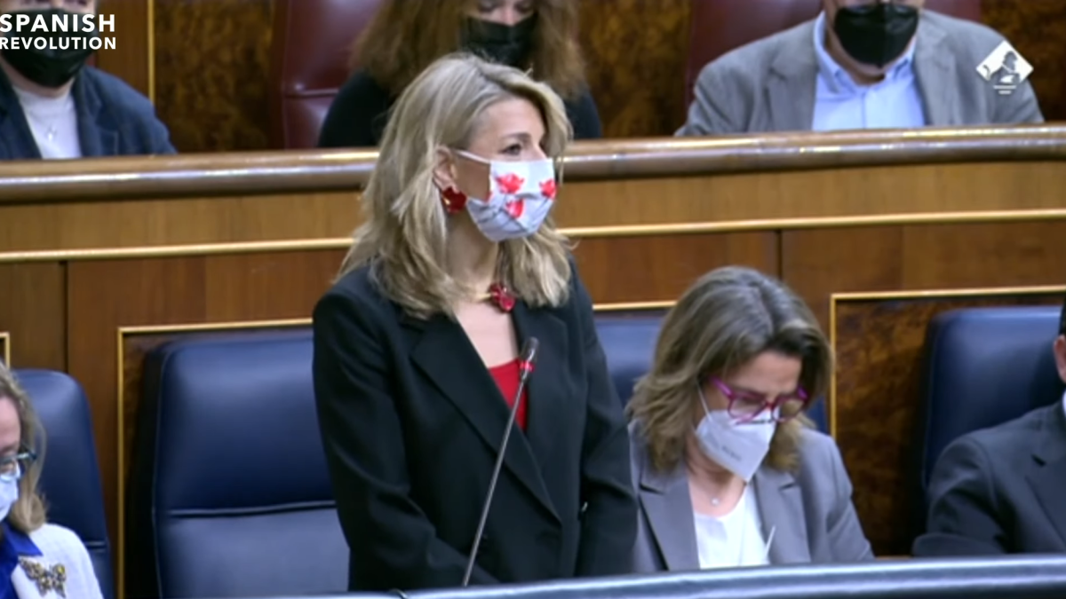 Vídeo | Yolanda Díaz desmonta el chiringuito de Abascal, Solidaridad