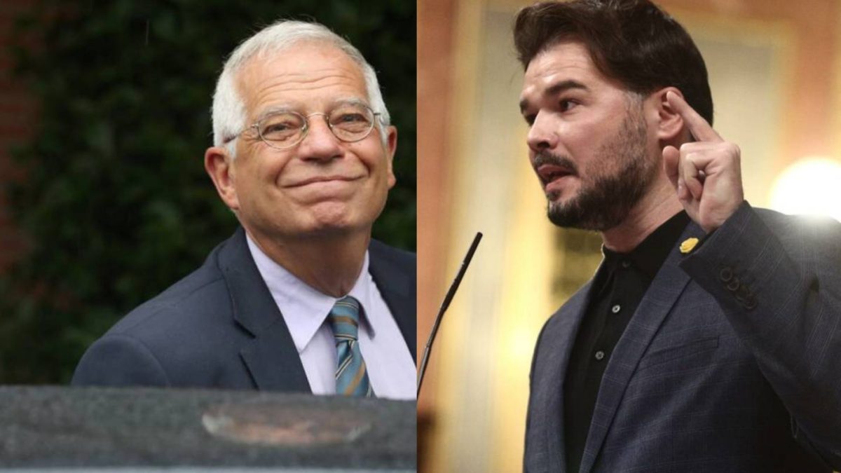 «Borrell es uno de los peores políticos que ha vivido este país”: Rufián critica duramente al Alto Representante de la UE