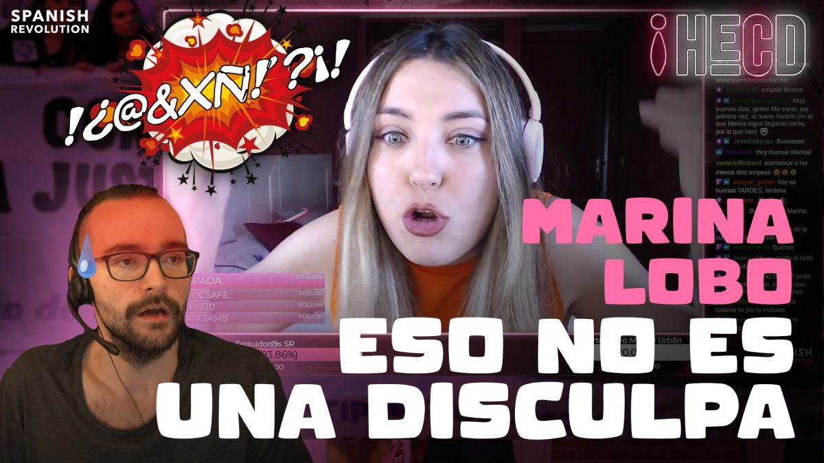 Marina Lobo. La disculpa de ElXocas es incluso peor que la declaración anterior￼