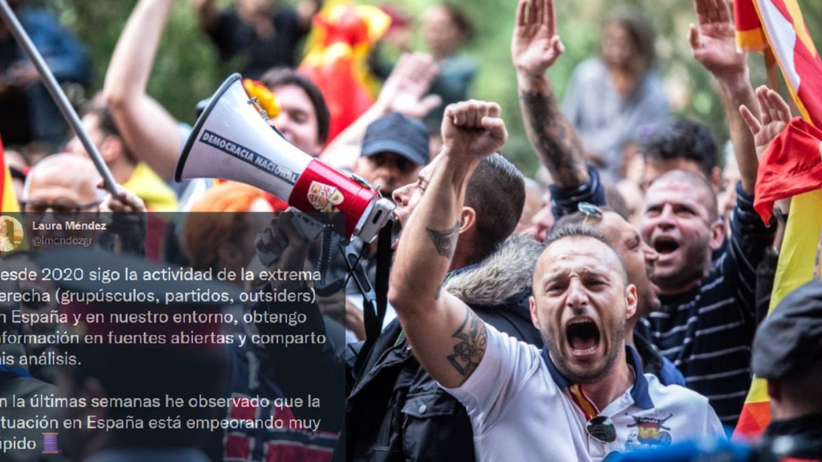 La advertencia sobre la extrema derecha de una experta en radicalización: «la situación está empeorando muy rápido»
