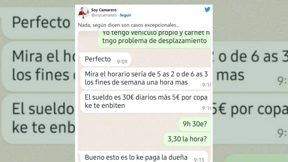 Otra oferta de trabajo indignante que hace arder las redes sociales: “Casos aislados”