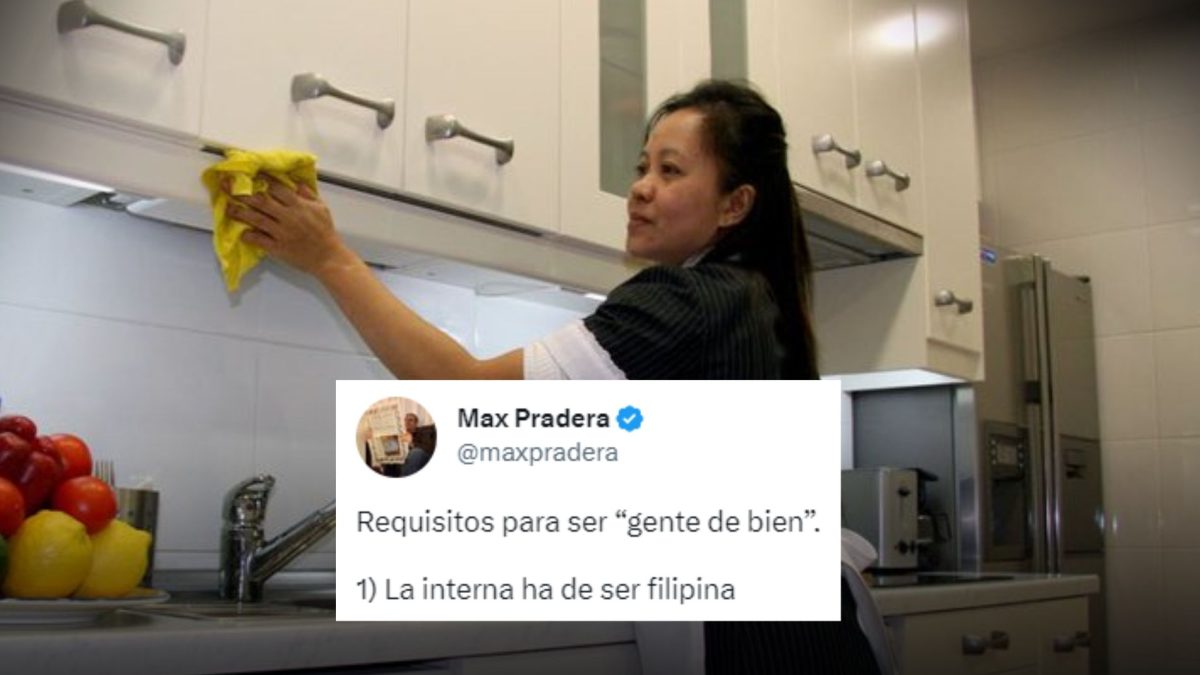 «La interna ha de ser filipina» o «no menos de 4 hijos»: Máximo Pradera resume qué significa ser «gente de bien»