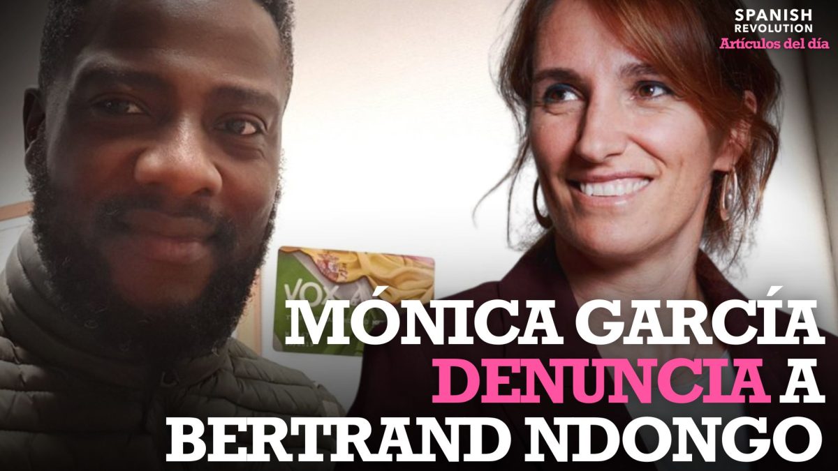 Mónica García denuncia a Bertrand Ndongo, improvisado «reportero» de la web ultra de Negre, por fotografiar a sus hijos en la puerta del colegio