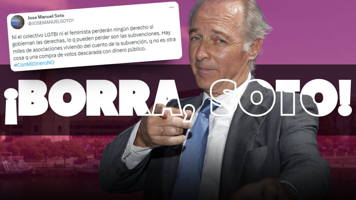 José Manuel Soto borra el tuit sobre las subvenciones del que nos hacíamos ayer eco en Spanish Revolution