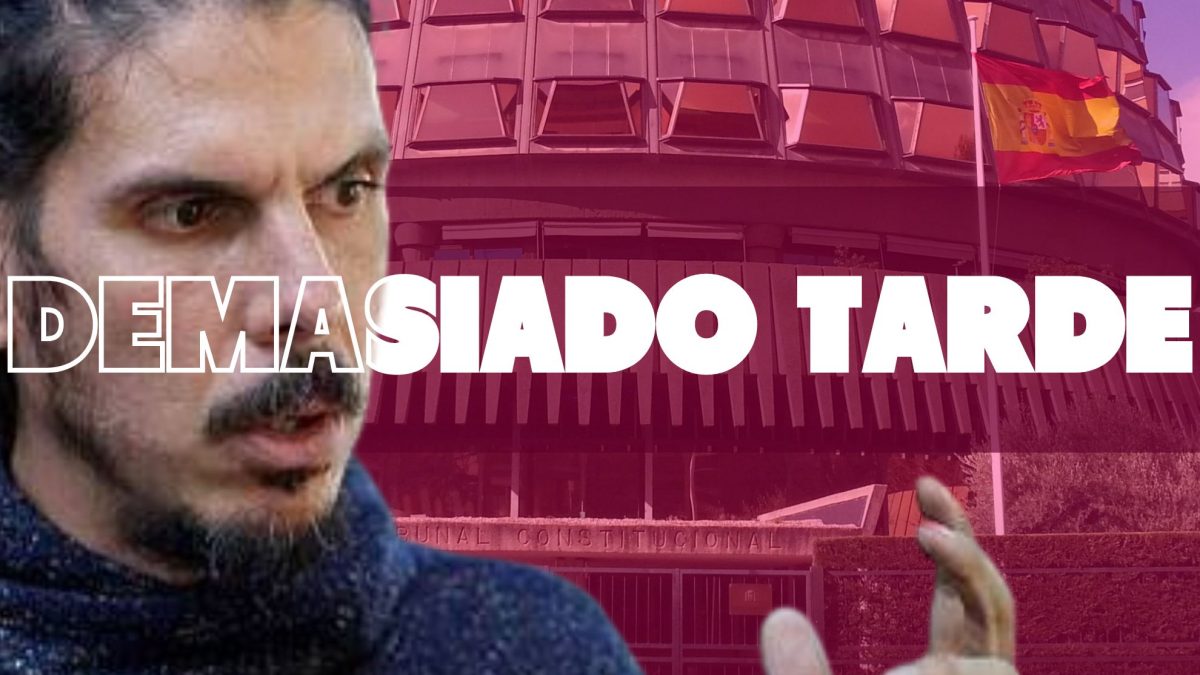 El TC estudia devolver ‘simbólicamente’ el escaño a Alberto Rodríguez, pero ¿cómo se repara el daño?
