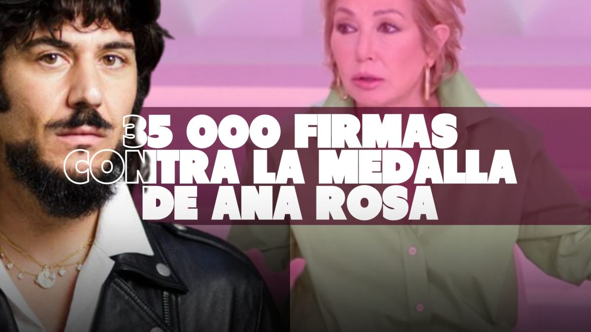La petición de Paco Bezerra para que quiten la medalla a Ana Rosa consigue más de 35 000 firmas (de momento)