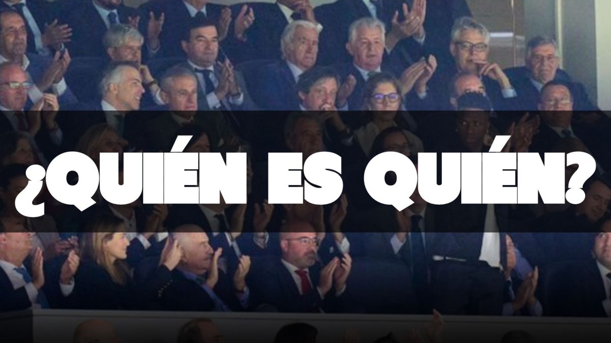 ¿Quién es quién en el palco del Bernabéu