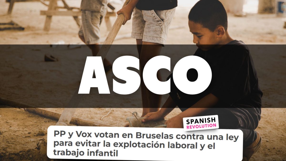PP y Vox votan en Bruselas contra una ley para evitar la explotación laboral y el trabajo infantil