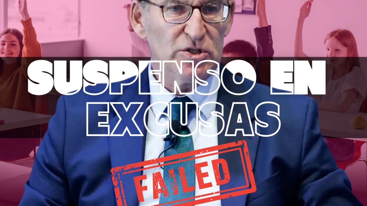 Que Feijóo no sepa inglés también es culpa de Sánchez