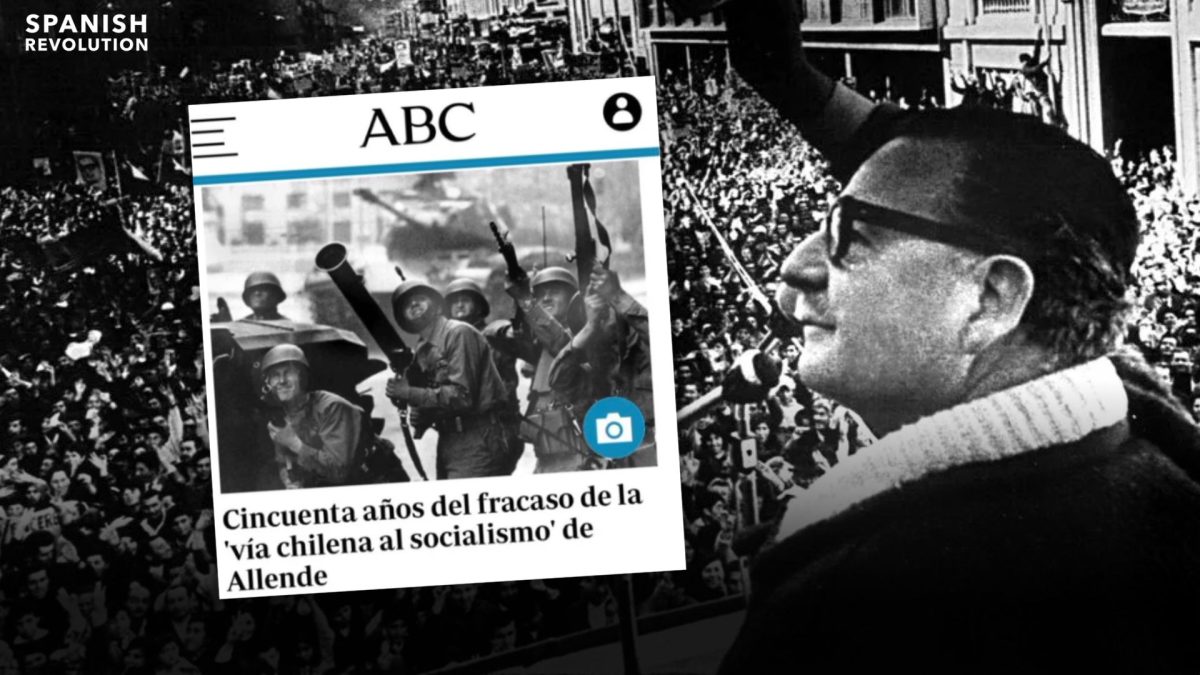 El vergonzoso titular de ABC en el 50 aniversario del asesinato de Allende: «El fracaso de la ‘vía chilena al socialismo'»