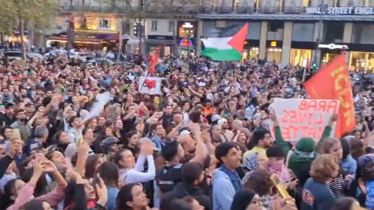 Francia: cañones de agua para silenciar voces pro-Palestina