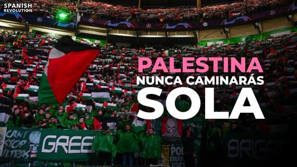 Palestina nunca caminaras sola los aficionados del Celtic muestran su apoyo a pesar de sanciones 1280x720 1
