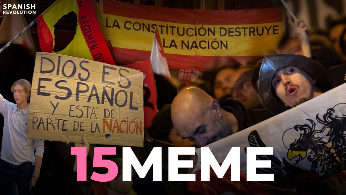 Vídeo | El #15Meme: rezos, insultos y mucha gomina. Un repaso por las manifestaciones contra la amnistía