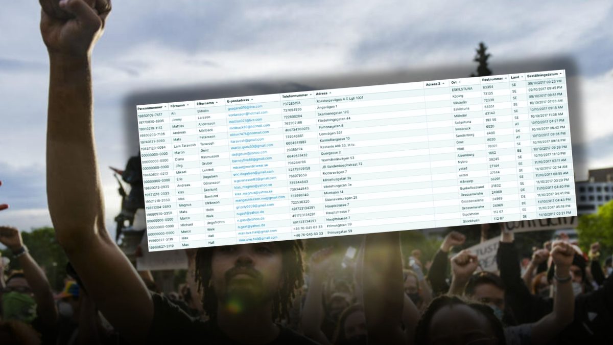 Antifascistas suecos hackean la base de datos de una de las distribuidoras de material nazi más importantes de Europa