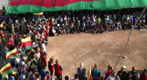 PYD funeral Afrin Syria