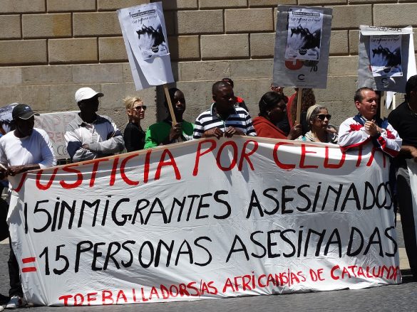 1280px Pro Immigrant Demonstration Placa Jaume Barcelona Spain 14327413504