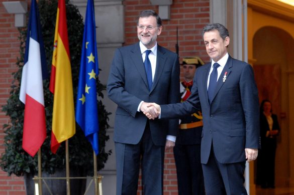 Rajoy y Sarkozy en Madrid