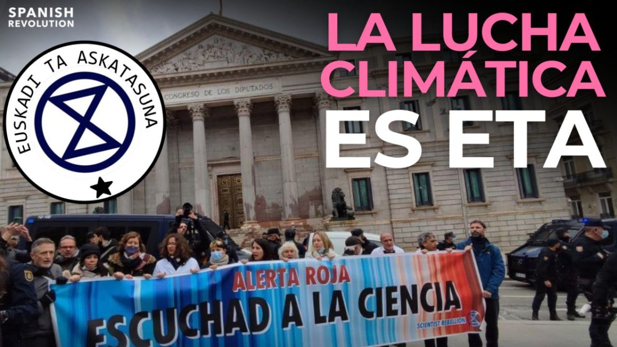 Vídeo | La lucha climática es terrorismo: Extinction Rebellion es ETA, Futuro Vegetal los GRAPO