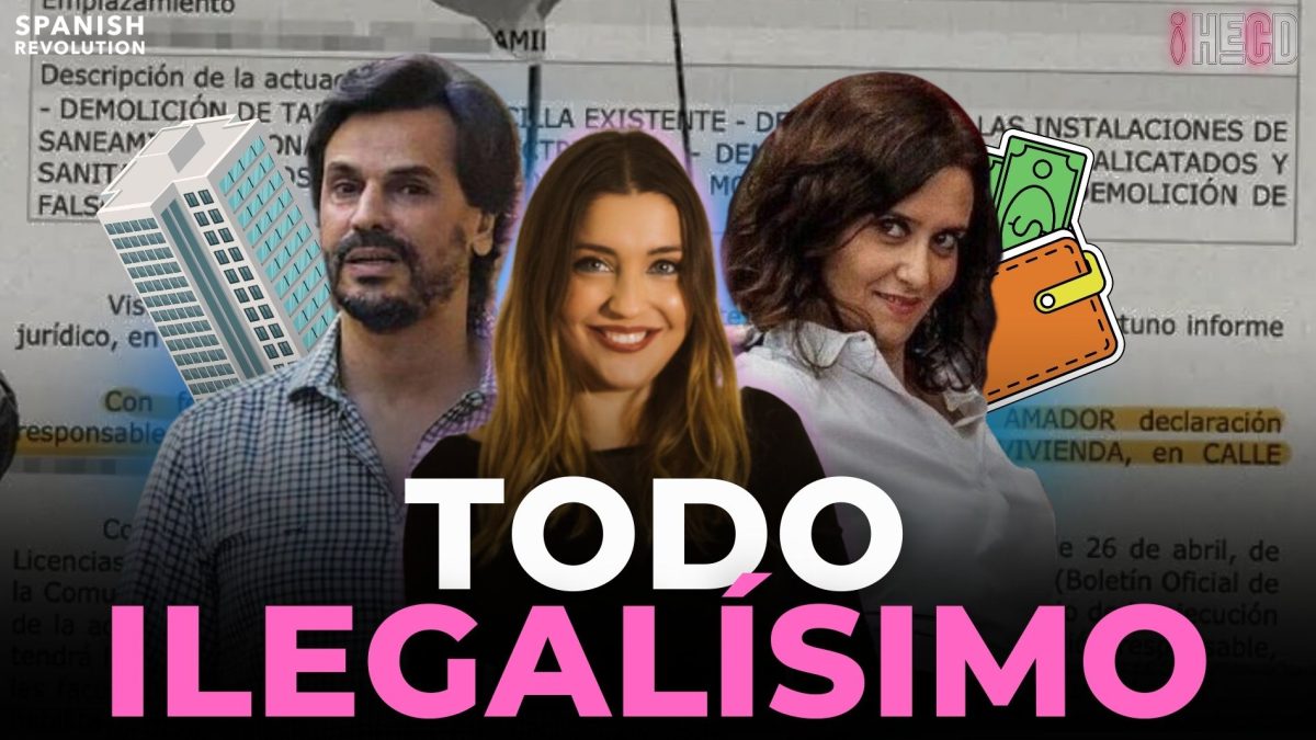 Vídeo | Las obras ilegales en el piso de Ayuso eran… muy ilegales. Marina Lobo