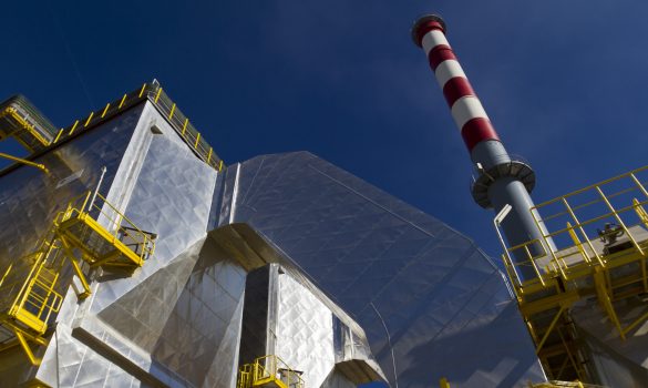 Planta de biomasa de 50 MW de Ence en Huelva