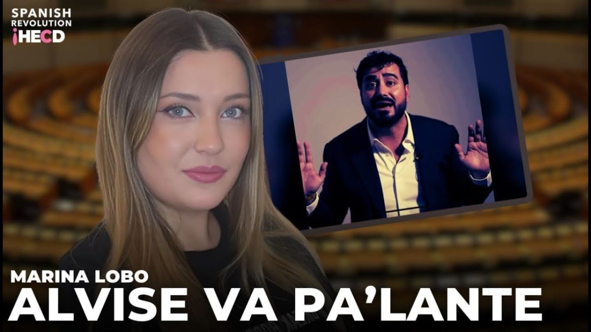 Vídeo | Alvise, valiente en redes, cobarde en la vida real: puro teatro sectario para crédulos