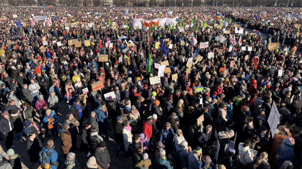 Crece la reacción alemana ante la extrema derecha: más de 250.000 personas en Múnich