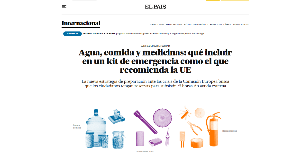 Manipulación sin vergüenza alguna | El kit de supervivencia o cómo entrenar a Europa para el miedo