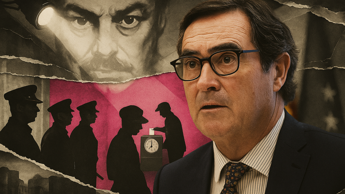 La verdadera distopía es no fichar: Orwell según Garamendi