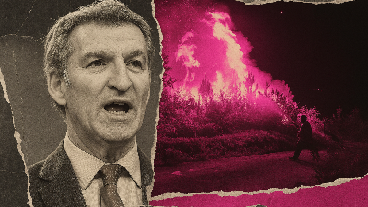 Feijóo y el humo de sus cifras: terrorismo incendiario como coartada política