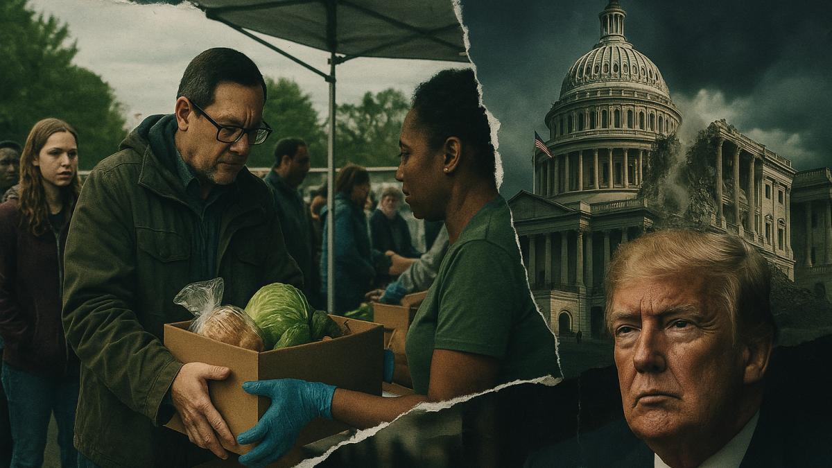 El país más rico del mundo y la cola del hambre