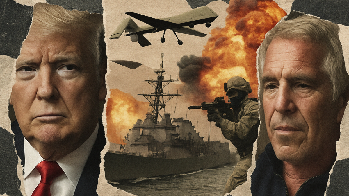 Trump necesita una guerra para enterrar los papeles de Epstein