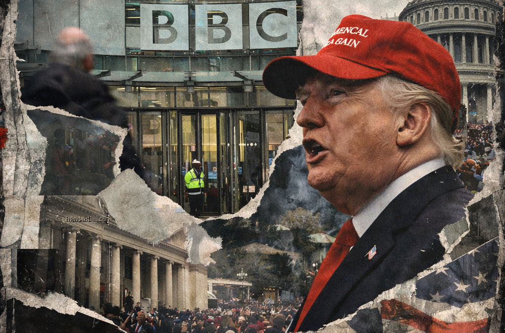 Trump demanda a la BBC, pero el periodismo se niega a ceder