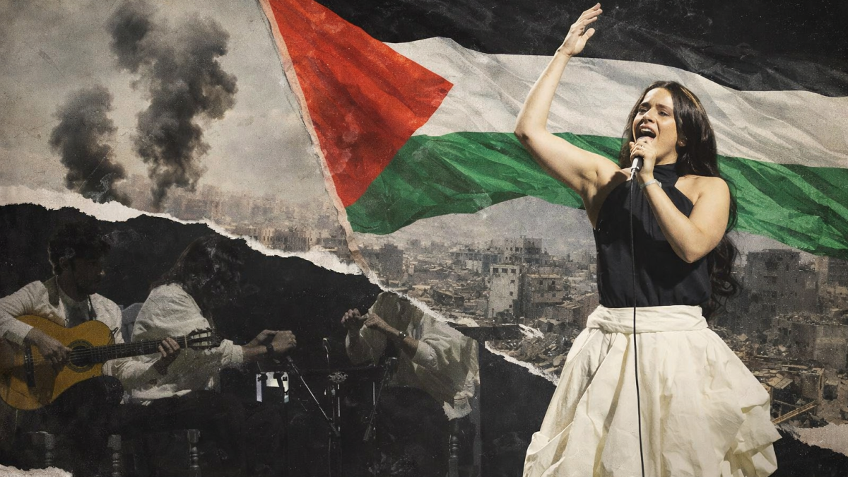 Rosalía rompe el silencio en Barcelona y Palestina sube al escenario